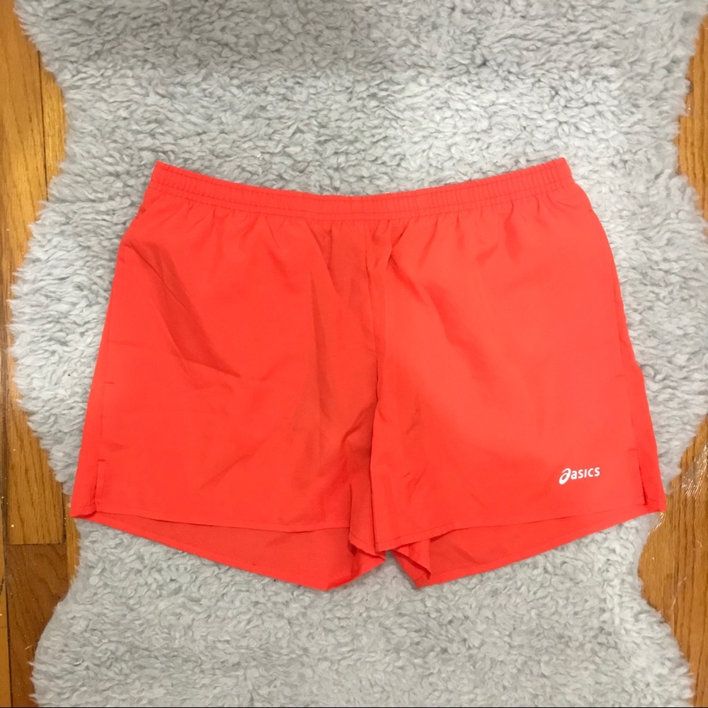 ASICS Neon Orange Running Shorts